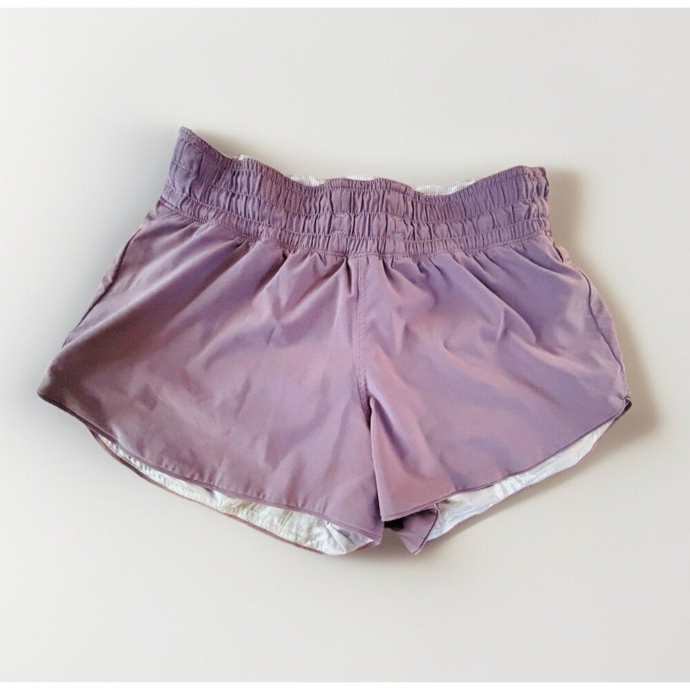 Lululemon Choose A Side Short Reversible 3” Size 6 Dusty Mauve Shadow Leaf Rare